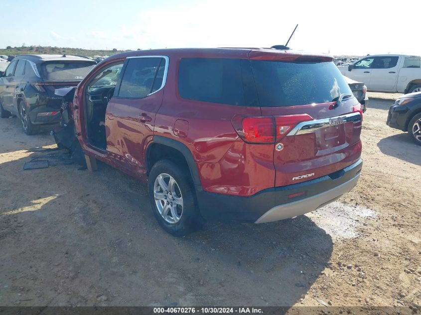 VIN 1GKKNKLA3KZ294782 2019 GMC Acadia, Sle-1 no.3