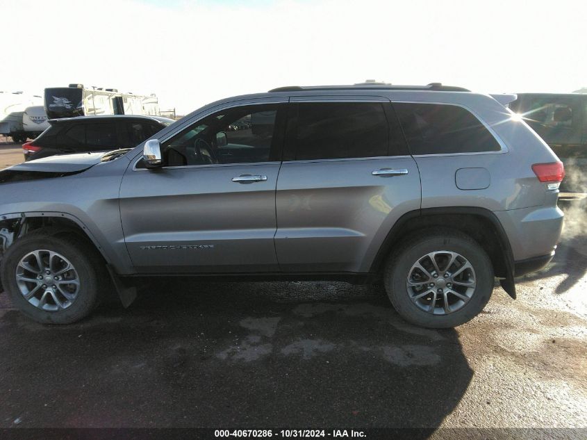 2015 Jeep Grand Cherokee Limited VIN: 1C4RJFBG8FC912447 Lot: 40670286