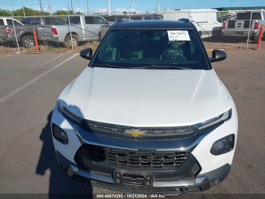 2021 Chevrolet Trailblazer Fwd Activ VIN: KL79MVSL7MB063782 Lot: 40670292