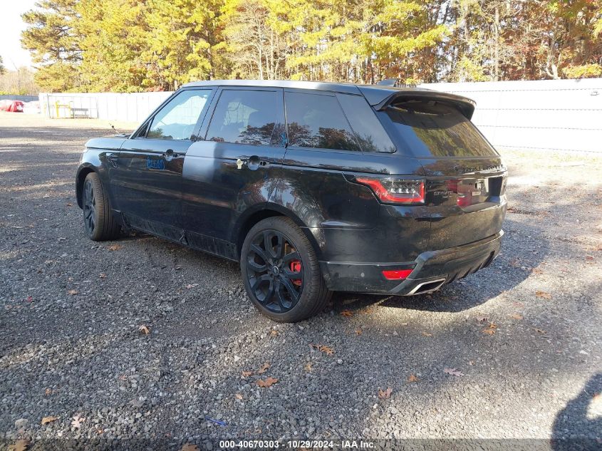 2020 Land Rover Range Rover Sport Hse Dynamic VIN: SALWR2SE9LA722255 Lot: 40670303