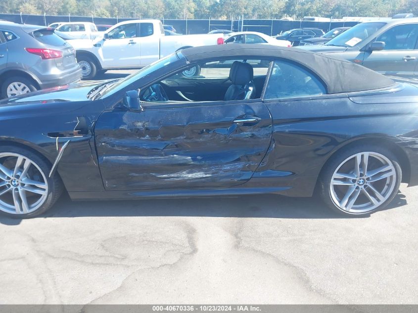 2015 BMW 640I VIN: WBALW7C57FD596024 Lot: 40670336