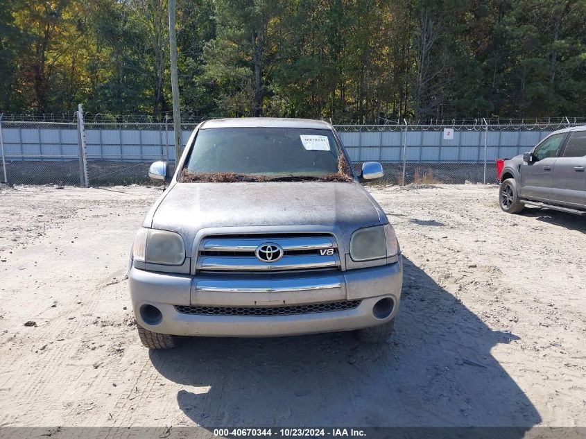 2005 Toyota Tundra Sr5 V8 VIN: 5TBET341X5S489781 Lot: 40670344