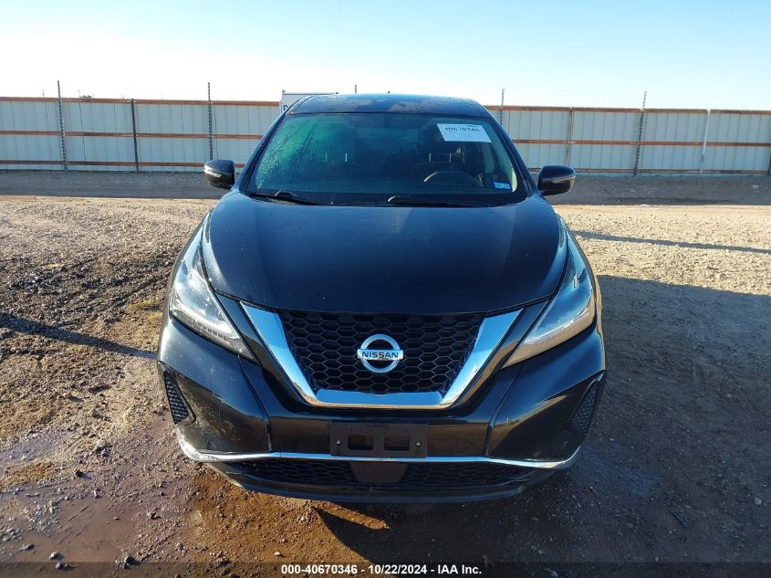 2019 Nissan Murano S VIN: 5N1AZ2MJXKN136386 Lot: 40670346