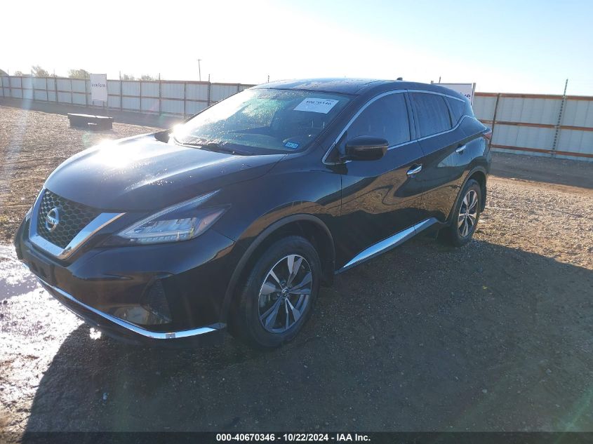 2019 Nissan Murano S VIN: 5N1AZ2MJXKN136386 Lot: 40670346