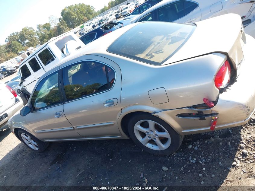 2000 Nissan Maxima Gle/Gxe/Se VIN: JN1CA31D0YT721591 Lot: 40670347