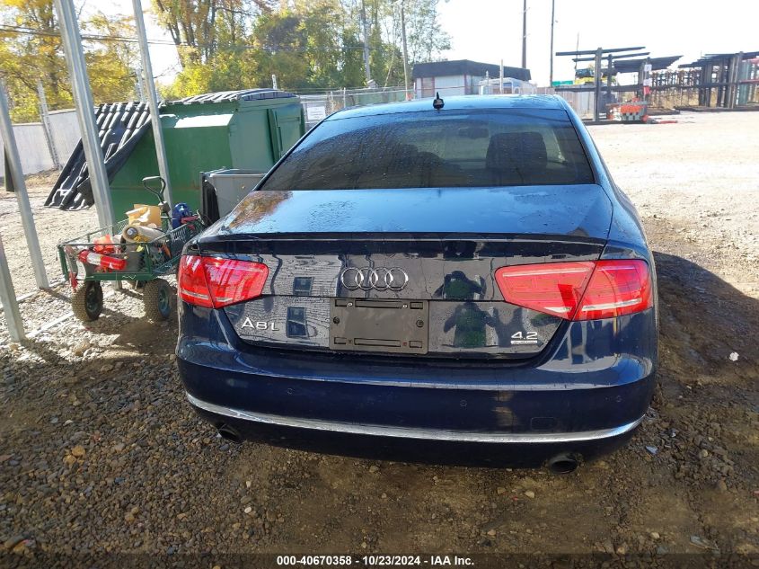 2012 Audi A8 L 4.2 VIN: WAURVAFD6CN002249 Lot: 40670358