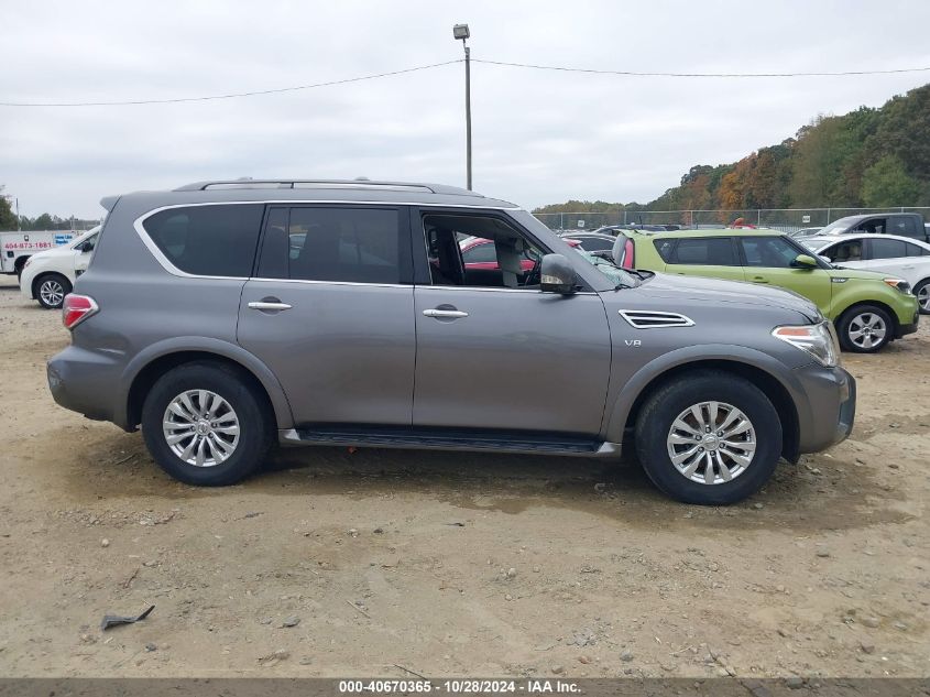 2018 Nissan Armada Sv VIN: JN8AY2ND1JX002888 Lot: 40670365