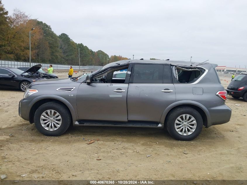 2018 Nissan Armada Sv VIN: JN8AY2ND1JX002888 Lot: 40670365