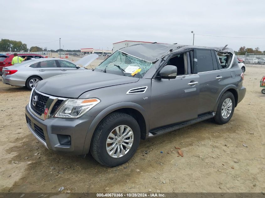 2018 Nissan Armada Sv VIN: JN8AY2ND1JX002888 Lot: 40670365