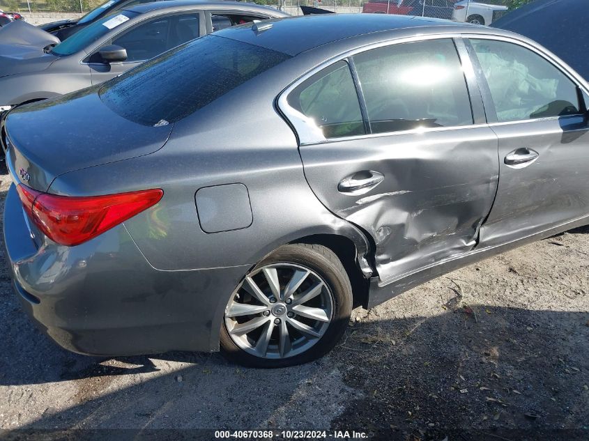 2016 Infiniti Q50 2.0T Base/2.0T Premium VIN: JN1CV7AP0GM203110 Lot: 40670368