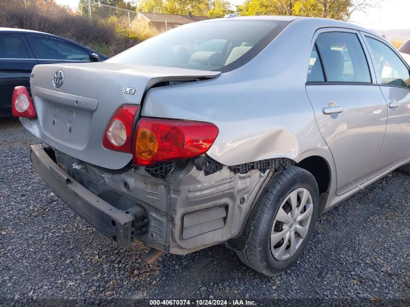 2009 Toyota Corolla Le VIN: 2T1BU40E19C135166 Lot: 40670374