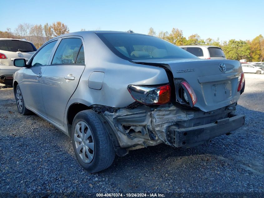 2009 Toyota Corolla Le VIN: 2T1BU40E19C135166 Lot: 40670374