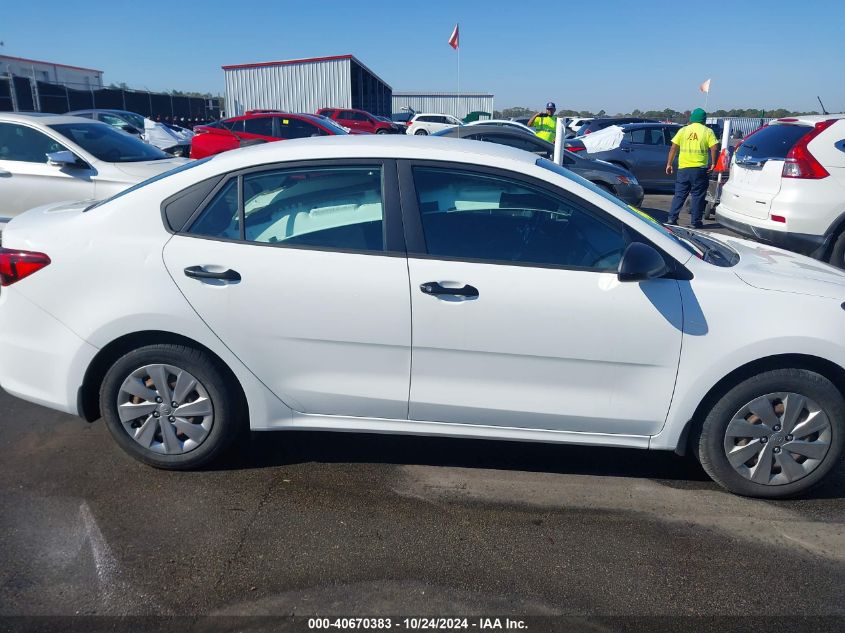 2018 Kia Rio Lx VIN: 3KPA24ABXJE062696 Lot: 40670383