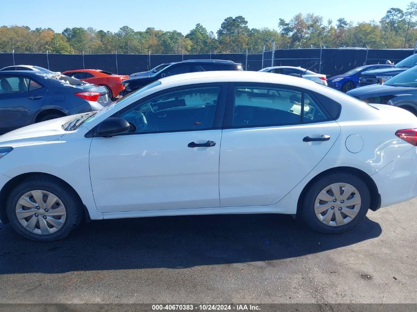 2018 Kia Rio Lx VIN: 3KPA24ABXJE062696 Lot: 40670383