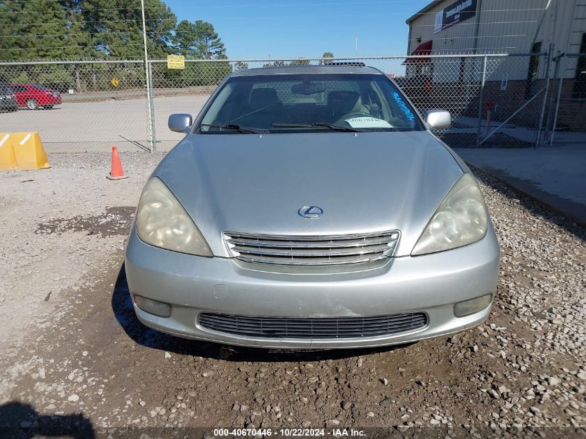 2004 Lexus Es 330 VIN: JTHBA30G545025536 Lot: 40670446