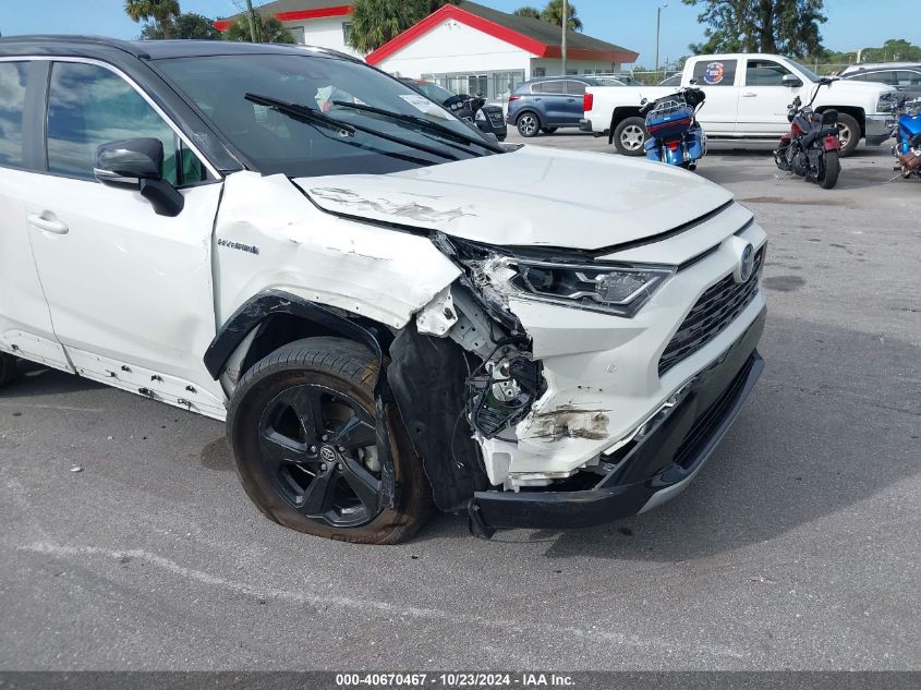 2021 Toyota Rav4 Hybrid Xse VIN: 2T3E6RFV4MW002377 Lot: 40670467