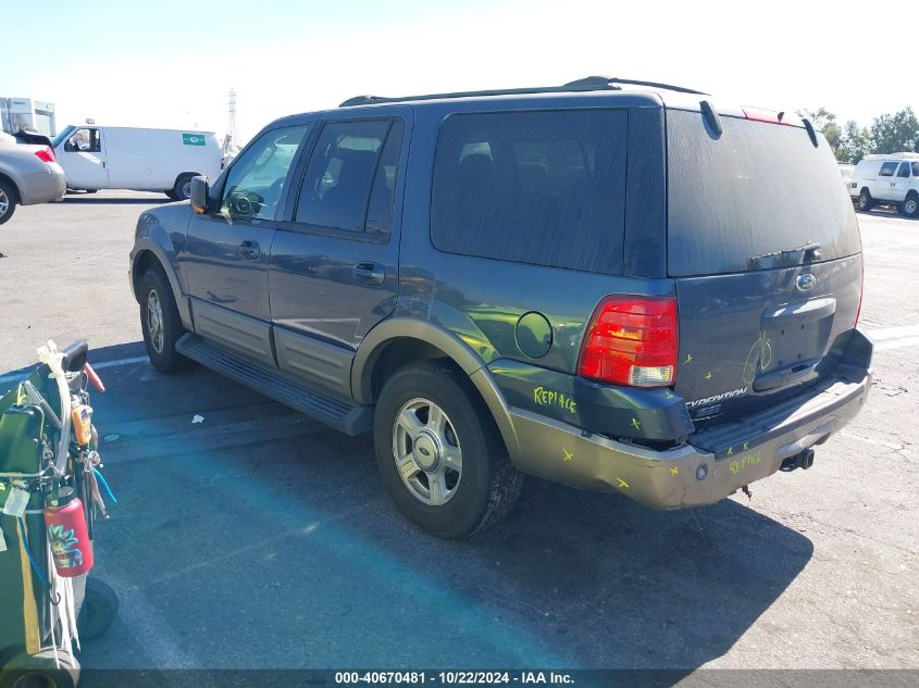 2003 Ford Expedition Eddie Bauer VIN: 1FMFU17L23LB54146 Lot: 40670481