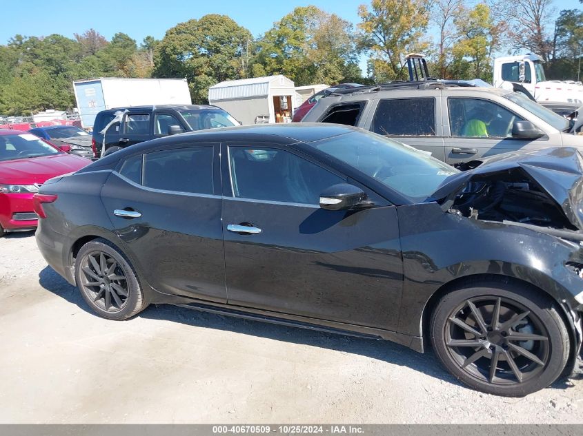 2017 Nissan Maxima 3.5 Sv VIN: 1N4AA6AP9HC384750 Lot: 40670509