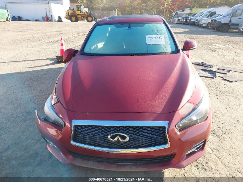 2016 Infiniti Q50 2.0T Base/2.0T Premium VIN: JN1CV7AP1GM200412 Lot: 40670521