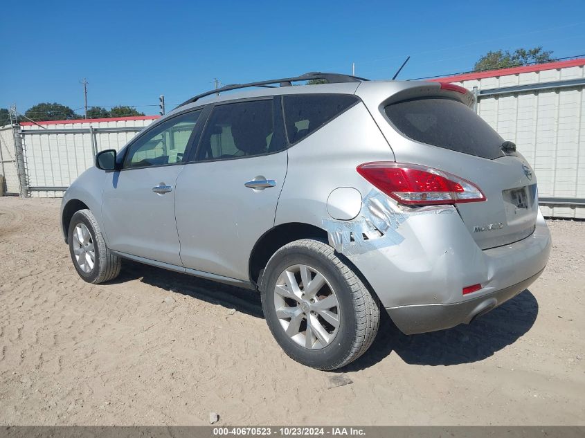 VIN JN8AZ1MUXDW212148 2013 NISSAN MURANO no.3