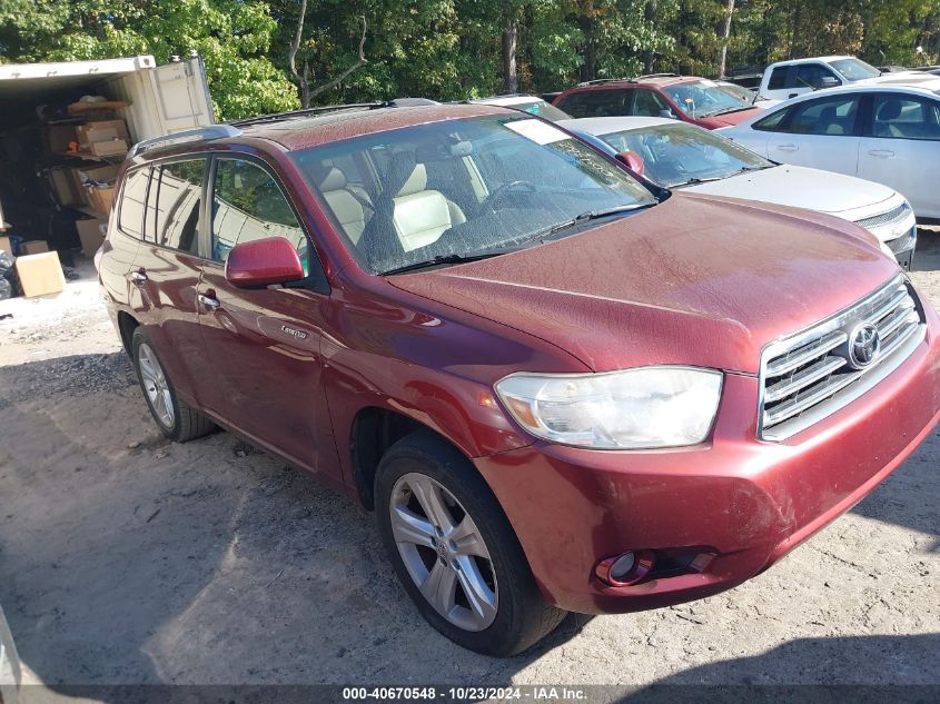 2010 Toyota Highlander Limited V6 VIN: 5TDYK3EH3AS004362 Lot: 40670548