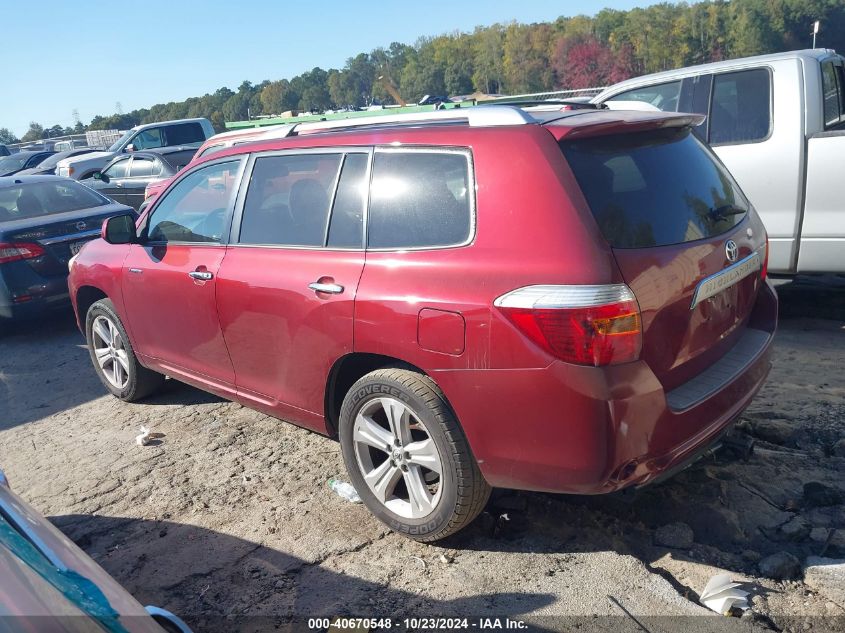 2010 Toyota Highlander Limited V6 VIN: 5TDYK3EH3AS004362 Lot: 40670548