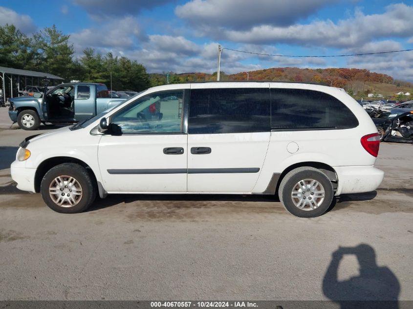 2005 Dodge Grand Caravan Se VIN: 1D4GP24R05B426400 Lot: 40670557