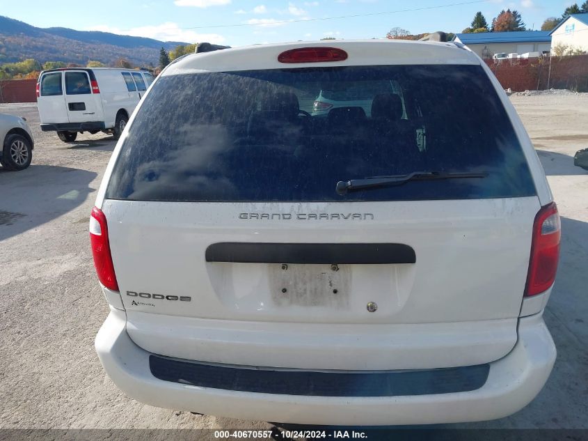 2005 Dodge Grand Caravan Se VIN: 1D4GP24R05B426400 Lot: 40670557