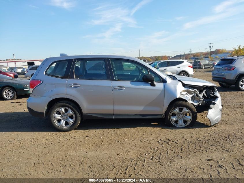 2017 Subaru Forester 2.5I VIN: JF2SJAAC2HG593014 Lot: 40670565