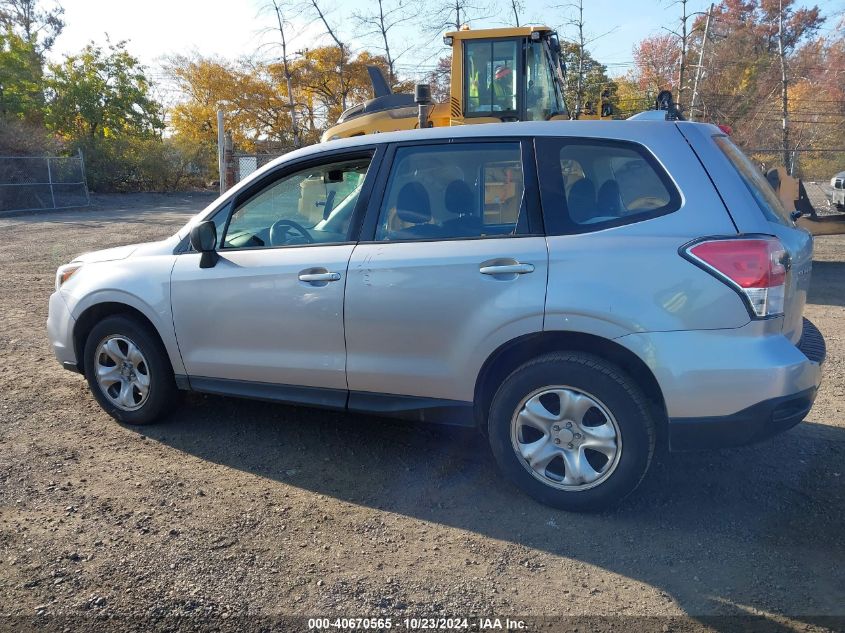 2017 Subaru Forester 2.5I VIN: JF2SJAAC2HG593014 Lot: 40670565