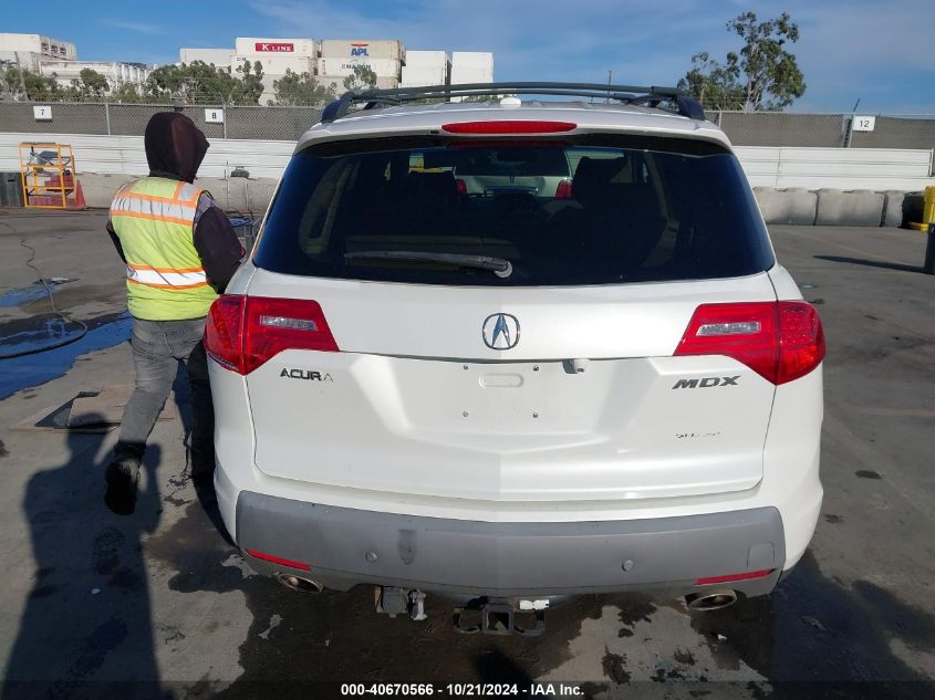 2007 Acura Mdx Sport Package VIN: 2HNYD28847H544224 Lot: 40670566