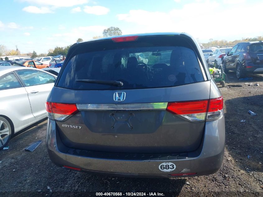 2015 Honda Odyssey Ex VIN: 5FNRL5H42FB015581 Lot: 40670568