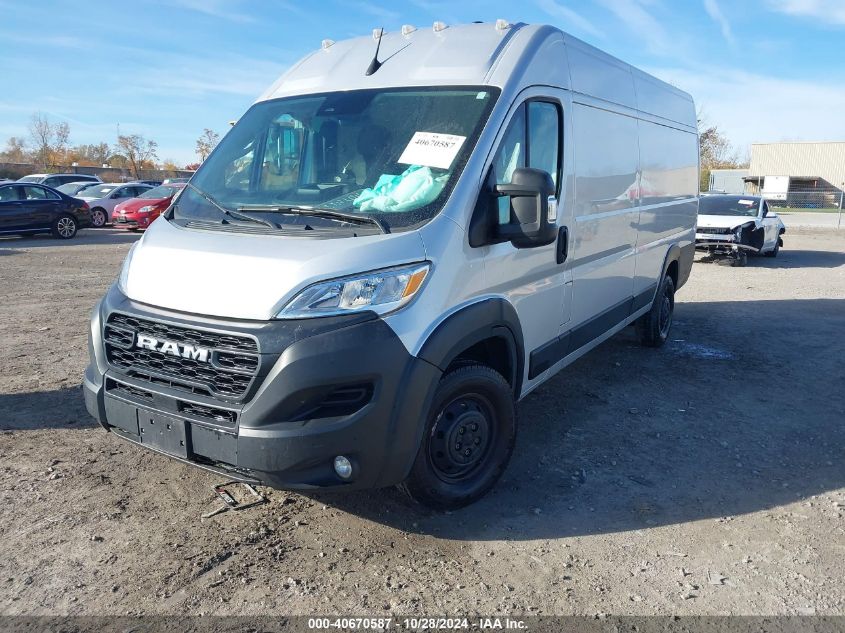 2023 Ram Promaster 3500 High VIN: 3C6MRVJG5PE501250 Lot: 40670587