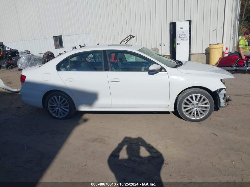 2014 Volkswagen Jetta 1.8T Sel VIN: 3VWL17AJXEM287665 Lot: 40670613