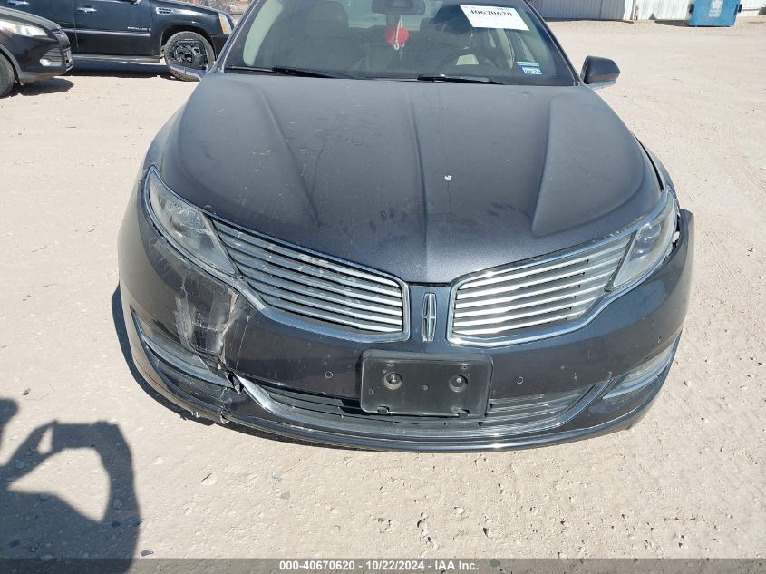 2014 Lincoln Mkz VIN: 3LN6L2GK5ER825896 Lot: 40670620