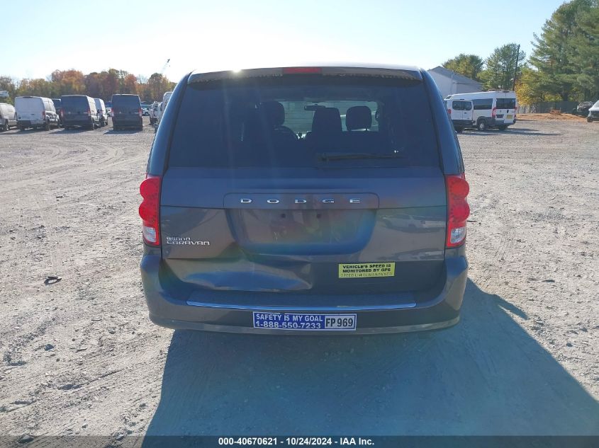 2017 Dodge Grand Caravan Se VIN: 2C4RDGBG6HR558595 Lot: 40670621