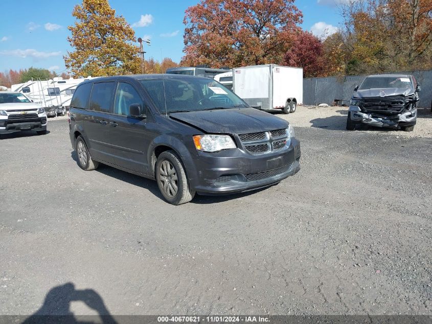 VIN 2C4RDGBG6HR558595 2017 Dodge Grand Caravan, SE no.1