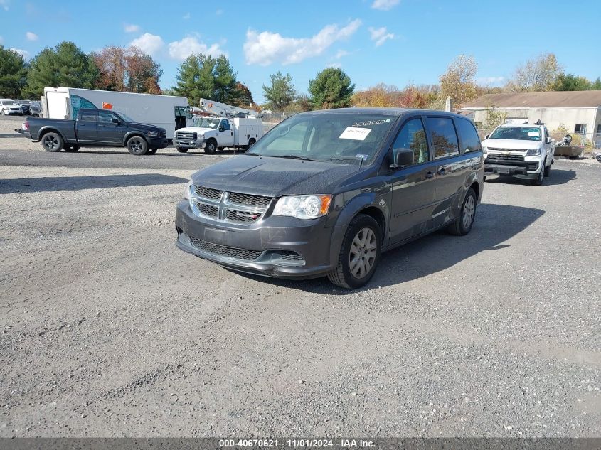 VIN 2C4RDGBG6HR558595 2017 Dodge Grand Caravan, SE no.2