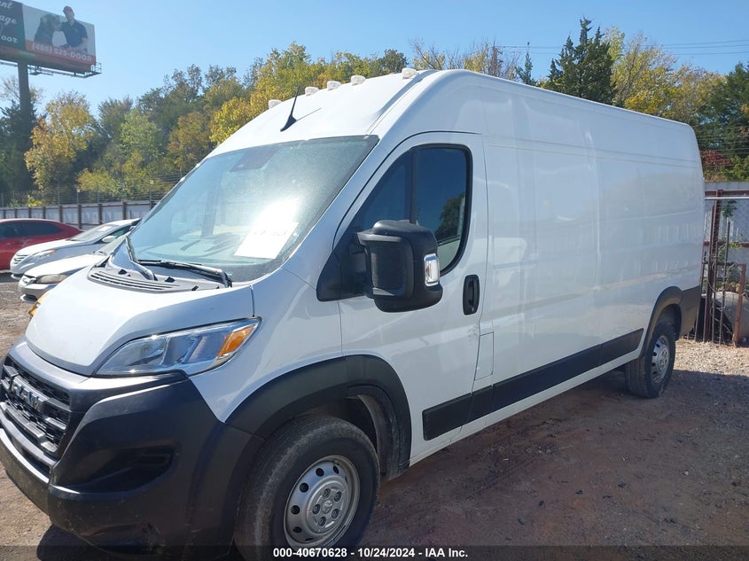 VIN 3C6LRVDG1PE563798 2023 RAM PROMASTER 2500 HIGH ROOF 159 WB