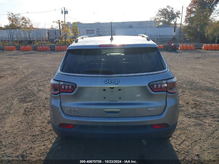 2018 Jeep Compass Latitude 4X4 VIN: 3C4NJDBBXJT222879 Lot: 40670705