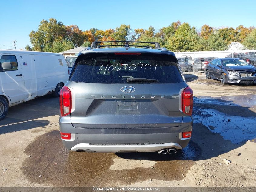 2022 Hyundai Palisade Sel VIN: KM8R4DHE7NU460612 Lot: 40670707