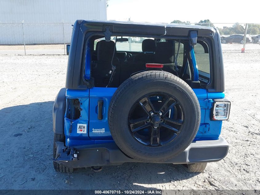 2022 Jeep Wrangler Unlimited Sport VIN: 1C4HJXDG0NW194825 Lot: 40670715