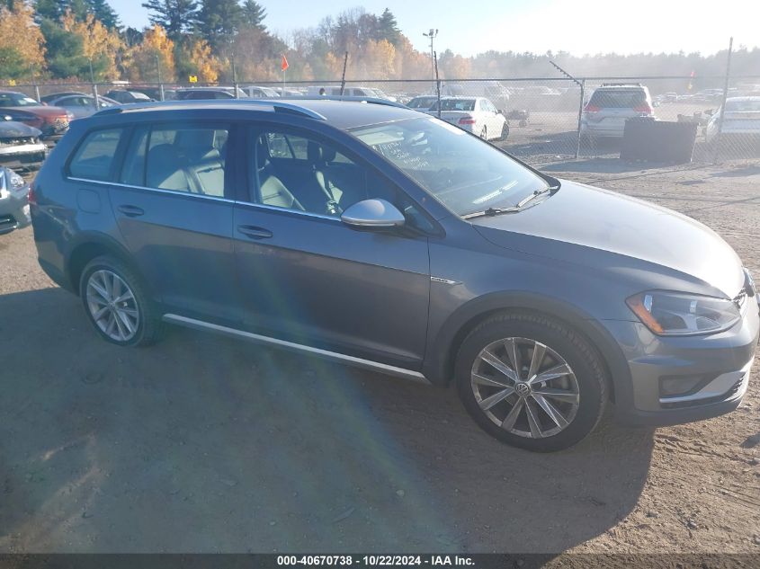 2017 Volkswagen Golf Alltrack Tsi S/Tsi Se/Tsi Sel VIN: 3VWH17AU7HM508594 Lot: 40670738