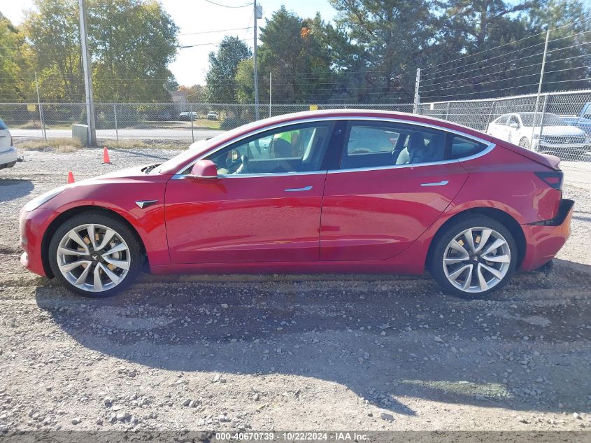 2018 Tesla Model 3 Long Range/Mid Range VIN: 5YJ3E1EA5JF011035 Lot: 40670739