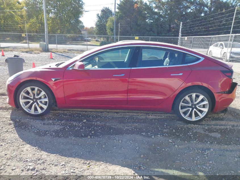 2018 Tesla Model 3 Long Range/Mid Range VIN: 5YJ3E1EA5JF011035 Lot: 40670739