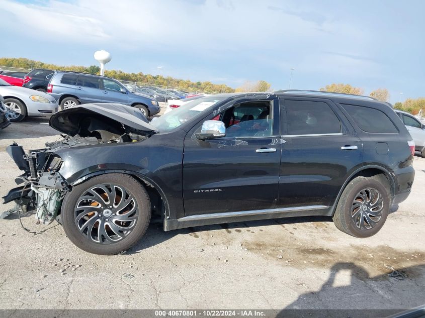 2013 Dodge Durango Citadel VIN: 1C4SDJETXDC603998 Lot: 40670801