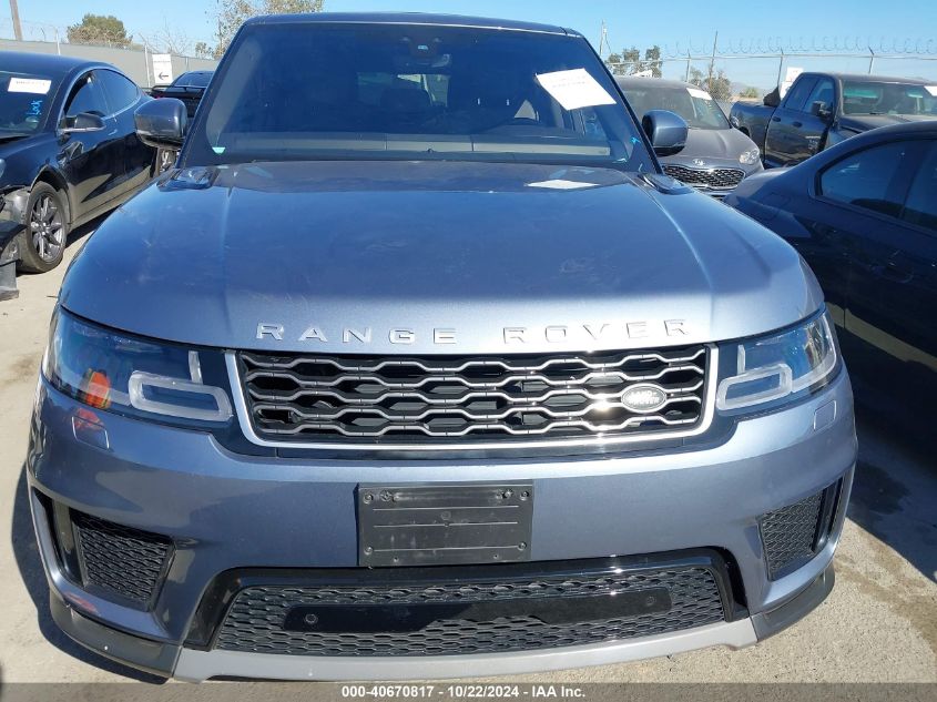 2020 Land Rover Range Rover Sport Se Mhev VIN: SALWG2SU8LA880406 Lot: 40670817