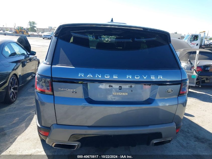 2020 Land Rover Range Rover Sport Se Mhev VIN: SALWG2SU8LA880406 Lot: 40670817