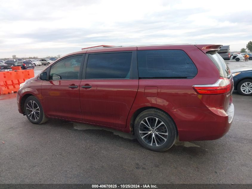 2015 Toyota Sienna L 7 Passenger VIN: 5TDZK3DC9FS611061 Lot: 40670825