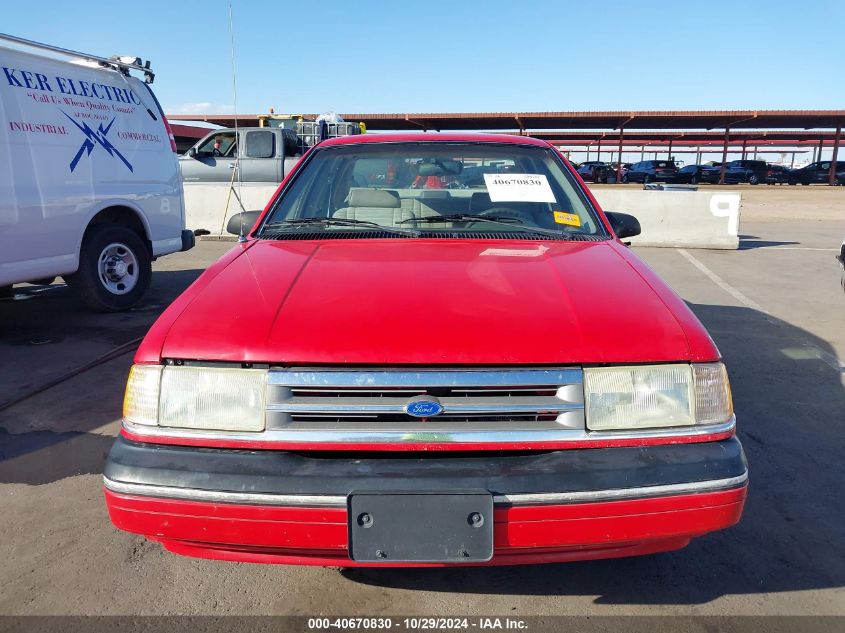 1991 Ford Tempo L VIN: 2FABP35X8MB192984 Lot: 40670830